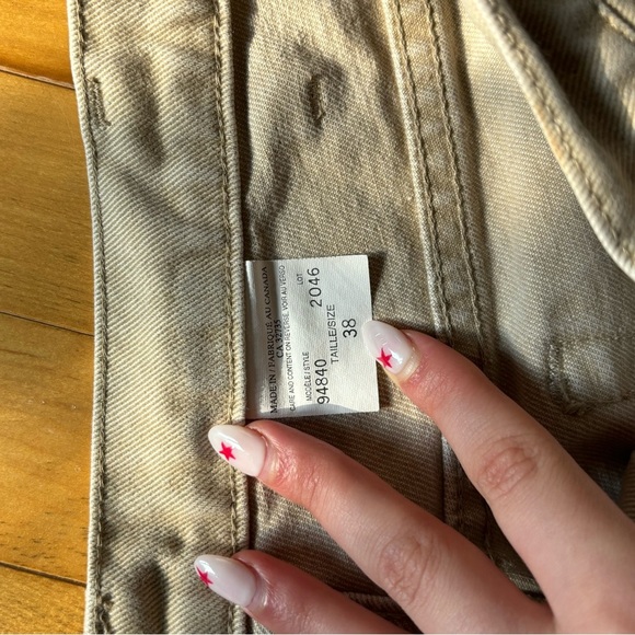 Men's Cream Pants - Picture 3 of 4